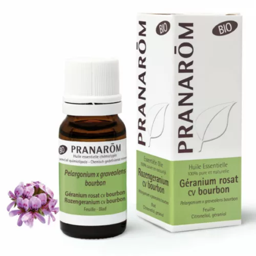 PRANAROM - Bourbon Geránium - Ránctalanító és Bőrápoló Illóolaj 10ml