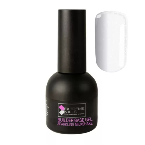 Extreme Nails - Builder Base Gel Sparkling Milkshake 15 ml