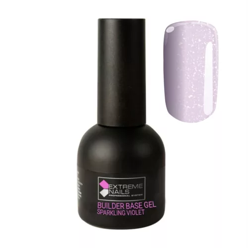 Extreme Nails - Builder Base Gel Sparkling Violet 15 ml
