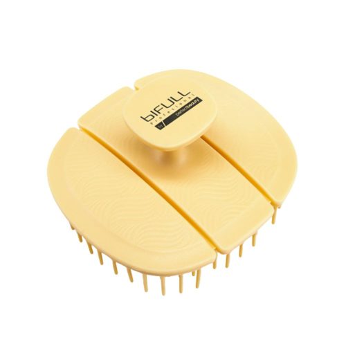 PB - Bioflex - Szilikon Fejbőrmosó Kefe Sárga