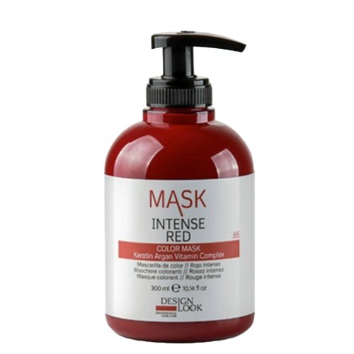 DESIGN LOOK - Color mask, Intense red hajszínező pakolás - 300 ml