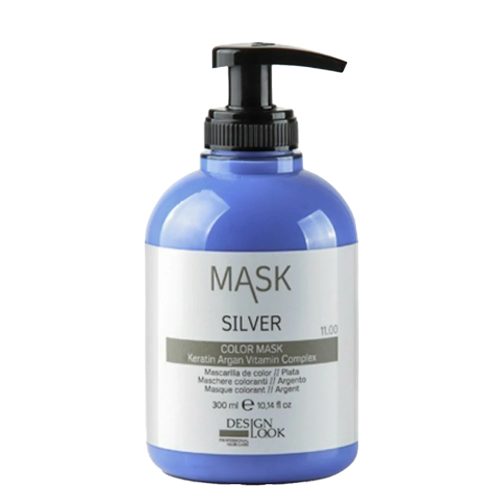 DESIGN LOOK - Color mask, Silver hajszínező pakolás - 300 ml