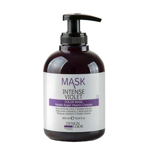 DESIGN LOOK - Color mask, Intense violet hajszínező pakolás - 300 ml