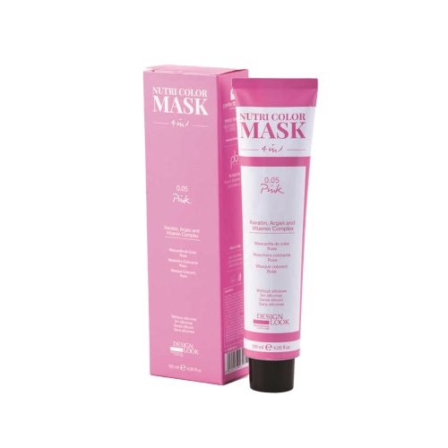 DESIGN LOOK - Nutri Color Mask 4 in 1 - .005 Pink Multifunkciós hajszínező  pakolás - 120 ml
