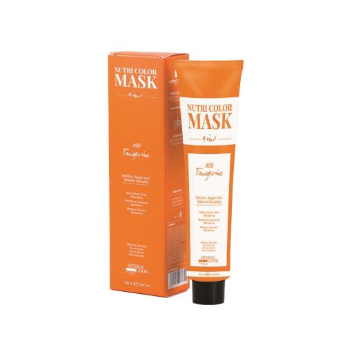 DESIGN LOOK - Nutri Color Mask 4 in 1 - .400 Mandarin Multifunkciós hajszínező  pakolás - 120 ml