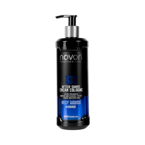NOVON 3X Aftershave Cream Cologne Deep Marine 400 ml