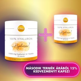 &YOU - Hyaluron 30 db-os - második -15% &YOU - Hyaluron 30 db-os - második -15%